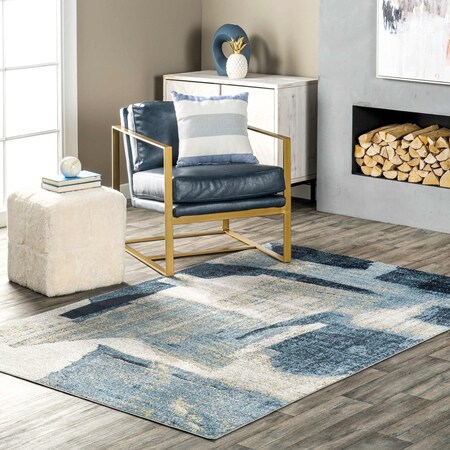 Nuloom Sherri Abstract Machine Washable Area Rug 8ft x 10ft KKON14A-8010